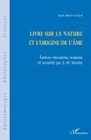 Jean-Marie Vernier - Livre sur la nature et l'origine de l'âme, Häftad