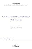 Zelem Marie Christine - L'éducation au développement durable, Häftad. Tillgänglighet: Lägg i varukorg