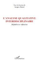 Hamel Jacques - L'analyse qualitative interdisciplinaire, Häftad
