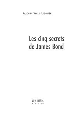 bokomslag Les cinq secrets de James Bond