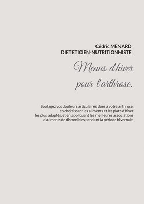 Menus d'hiver pour l'arthrose. 1