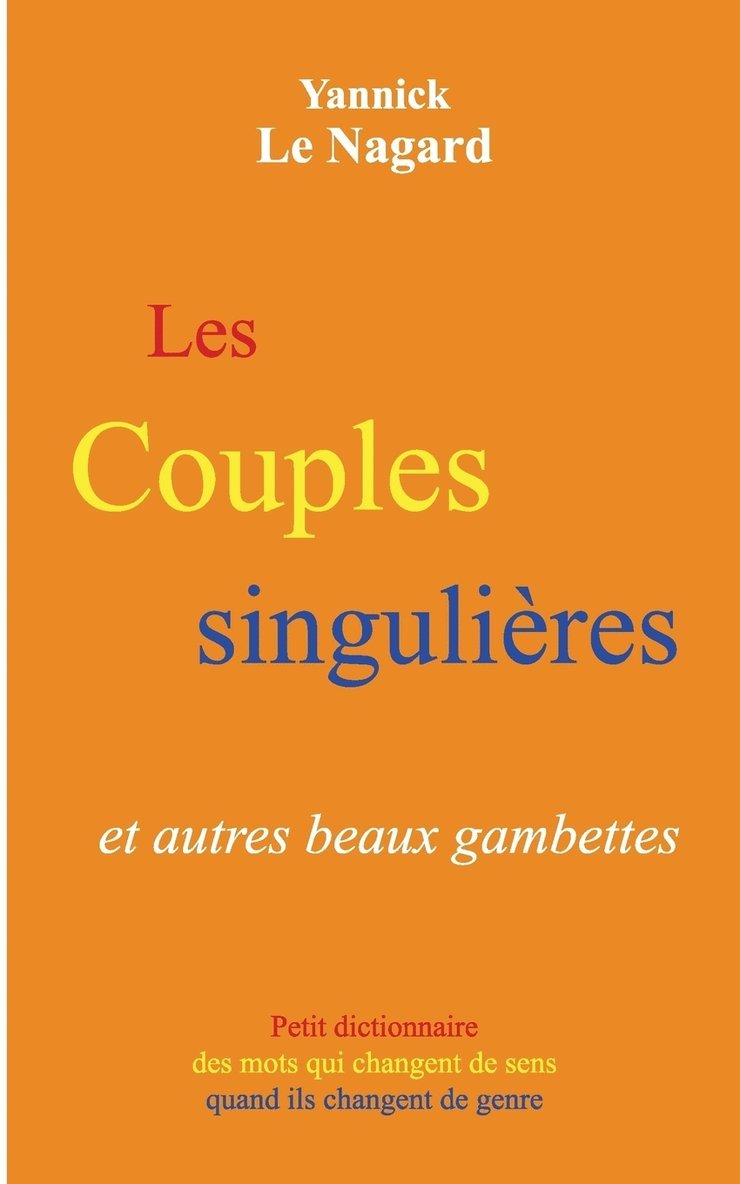 Les couples singulires et autres beaux gambettes 1