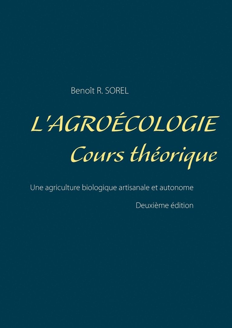 L'agroécologie - Cours Théorique