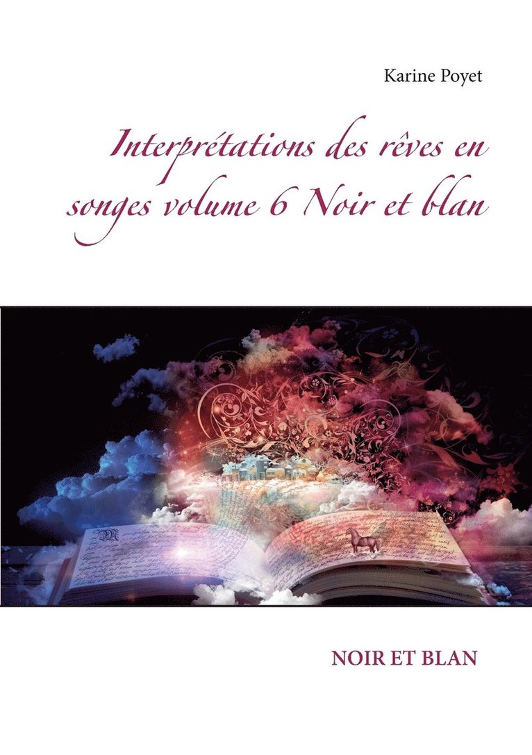 Interprtations des rves en songes volume 6 Noir et blan 1