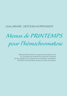 bokomslag Menus de printemps pour l'hemochromatose