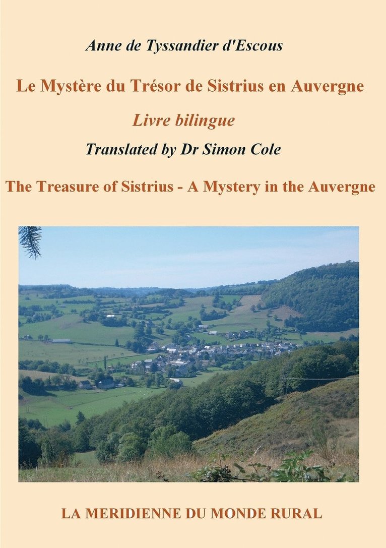 Mystère du Trésor de Sistrius en Auvergne - Livre bilingue