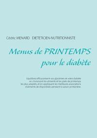 bokomslag Menus de printemps pour le diabte