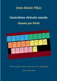 bokomslag Caractres chinois usuels classs par Wubi