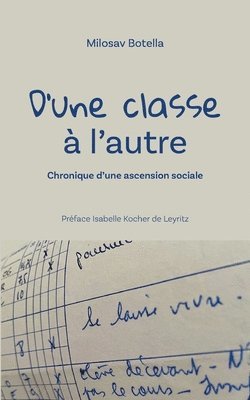 bokomslag D'une classe a l'autre