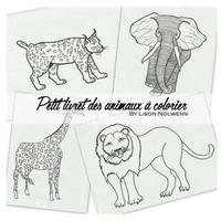 bokomslag petit livret des animaux à colorier