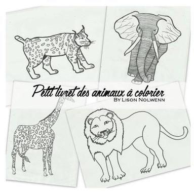 bokomslag Le petit livret des animaux  colorier