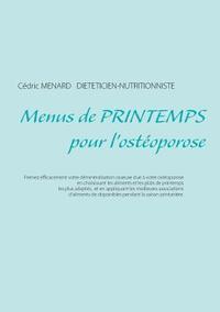 bokomslag Menus de printemps pour l'ostéoporose