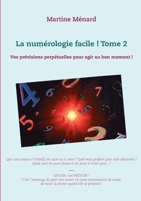 Martine Ménard - numérologie facile ! Tome 2, Häftad