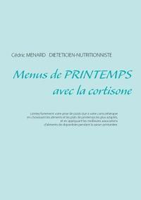 bokomslag Menus de printemps avec la cortisone