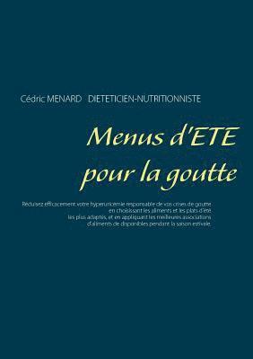 bokomslag Menus d'été pour la goutte