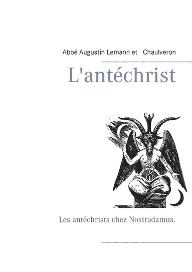 bokomslag L'antchrist