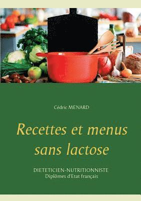 bokomslag Recettes et menus sans lactose