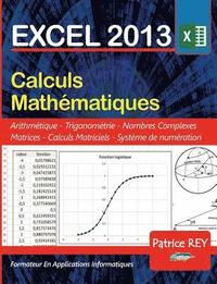 bokomslag EXCEL 2013 calculs mathematiques