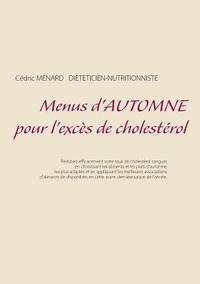 bokomslag Menus d'automne pour l'exces de cholesterol