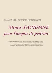 bokomslag Menus d'automne pour l'angine de poitrine