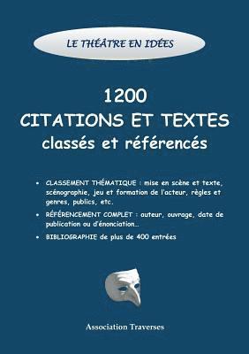 bokomslag Le thtre en ides -1200 citations et textes classs et rfrencs