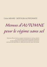 bokomslag Menus d'automne pour le régime sans sel