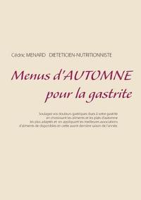 bokomslag Menus d'automne pour la gastrite