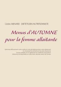 bokomslag Menus d'automne pour la femme allaitante