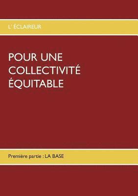 bokomslag Pour Une Collectivit quitable