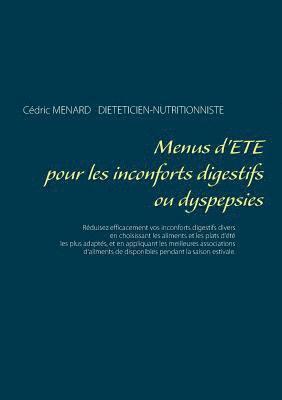 bokomslag Menus d'été pour les inconforts digestifs ou dyspepsies
