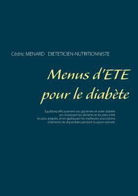 bokomslag Menus d'été pour le diabète
