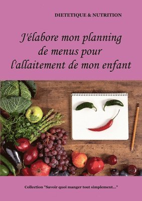 bokomslag J'labore mon planning de menus pour l'allaitement de mon enfant