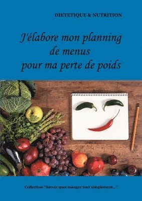 bokomslag J'élabore mon planning de menus pour ma perte de poids