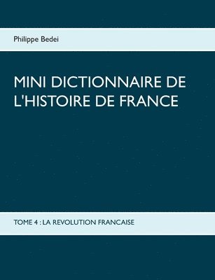 bokomslag Mini dictionnaire de l'Histoire de France