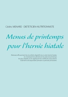 bokomslag Menus de printemps pour l'hernie hiatale