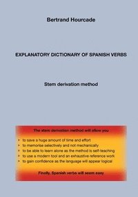 bokomslag Explanatory dictionary of spanish verbs