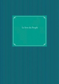 bokomslag Le livre du Peuple