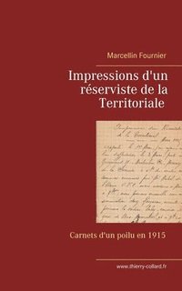 bokomslag Impressions d'un rserviste de la Territoriale