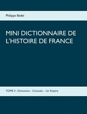 bokomslag Mini Dictionnaire De L'Histoire De France