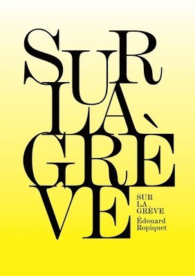bokomslag Sur la grève