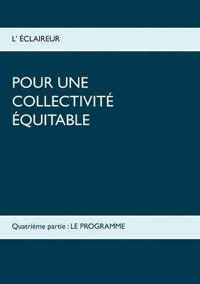 bokomslag Pour une collectivit quitable