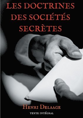 Les doctrines des societes secretes 1
