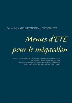 bokomslag Menus d'été pour le mégacôlon
