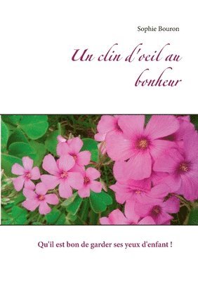 bokomslag clin d'oeil au bonheur