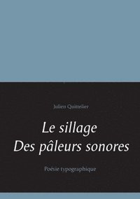 bokomslag sillage des pâleurs sonores
