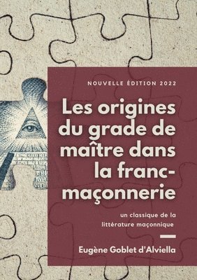 bokomslag Les origines du grade de matre dans la franc-maonnerie