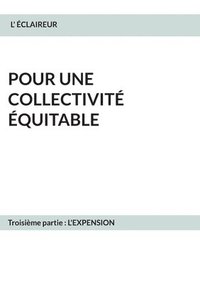 bokomslag Pour une collectivité équitable