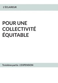 bokomslag Pour une collectivite equitable