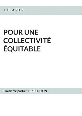 bokomslag Pour une collectivité équitable