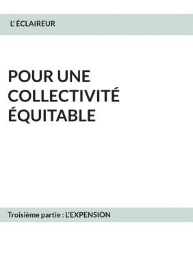 bokomslag Pour une collectivite equitable